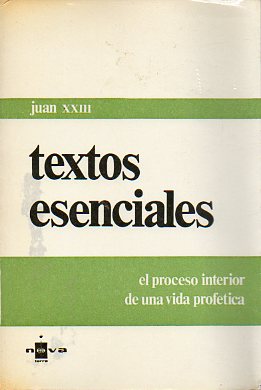 TEXTOS ESENCIALES. Prologo y selección de Textos de Lluís Riera y Teresa Prats.