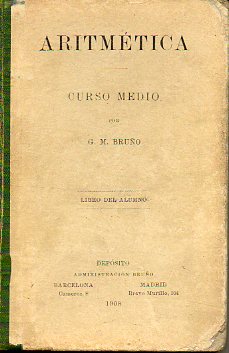 ARITM�TICA. Curso Medio. Libro del alumno.