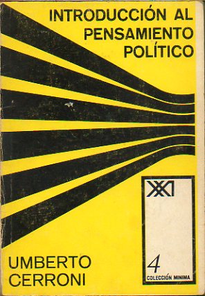 INTRODUCCIN AL PENSAMIENTO POLTICO.
