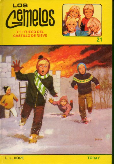 LOS GEMELOS Y EL FUEGO DEL CASTILLO DE NIEVE. Ilustrs. de A. Borrell. 2 ed.