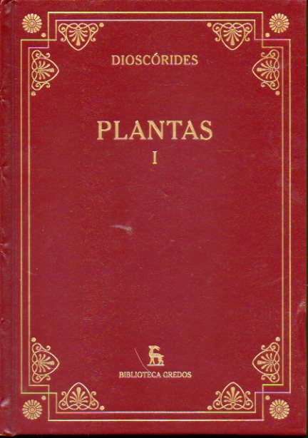 PLANTAS. Vol. 1. Libros I-II. Introducción, traducción y notas de Manuela García Valdés.