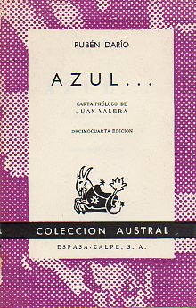 AZUL. Carta-Prlogo de Juan Valera. 14 ed.