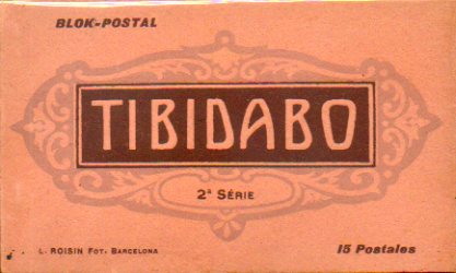 TIBIDABO. Block-Postal. 2 Serie. 15 Postales. Conserva 11 postales.
