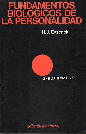 FUNDAMENTOS BIOL�GICOS DE LA PERSONALIDAD. 4� ed.