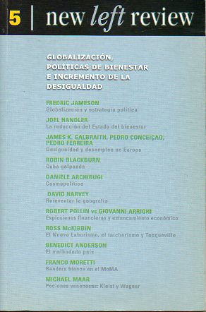 NEW LEFT REVIEW. N� 5.