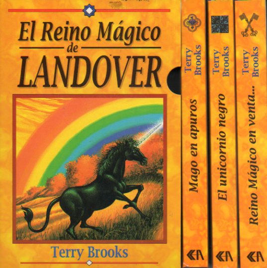 EL REINO MGICO DE LANDOVER. 3 vols. Libro I. REINO MGICO EN VENTA. Libro II. EL UNICORNIO NEGRO. Libro III. MAGO EN APUROS. En estuche. 1 edicin.