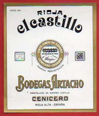 Etiqueta: RIOJA EL CASTILLO.