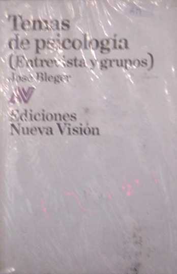 Temas de psicologia (entrevista y grupos)