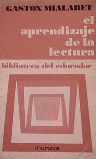 El aprendizaje de la lectura