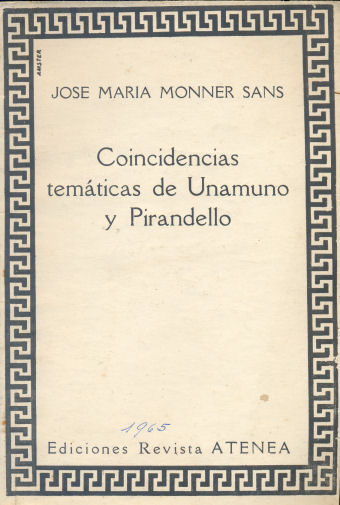 Coincidencias temticas de Unamuno y Pirandello