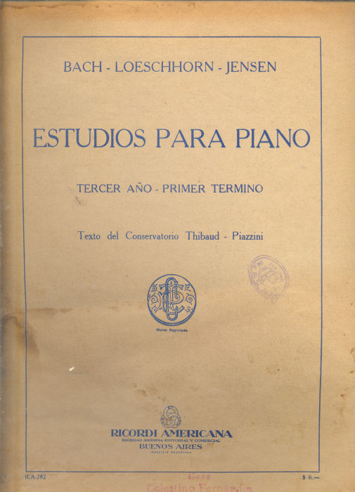 Estudios para piano