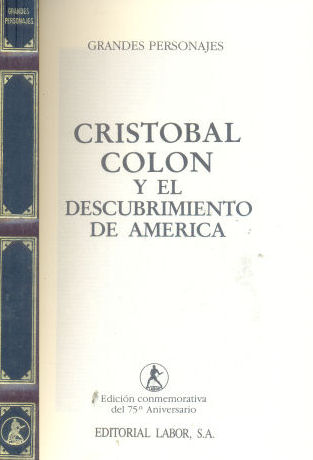 Cristobal Colon y el descubrimiento de Amrica