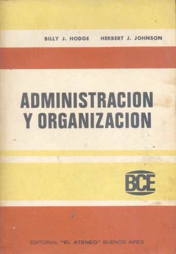 Administracion y organizacion