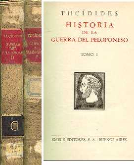 Historia de la guerra del peloponeso