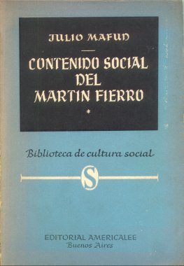 Contenido social del Martin Fierro
