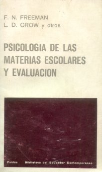 Psicologia de las materias escolares y evaluacion