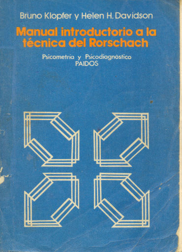 Manual introductorio a la tecnica del Rorschach