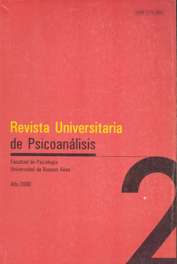 Revista Universitaria de Psicoanlisis