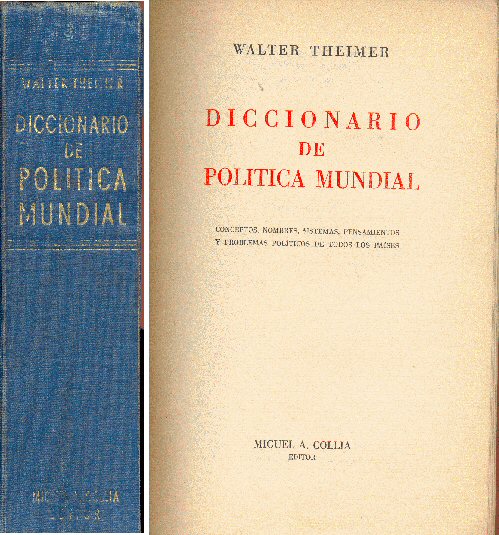 Diccionario de politica mundial