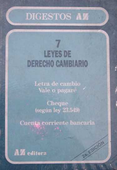 Leyes de derecho cambiario