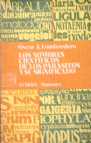 Los nombres cientificos de los parasitos y su significado