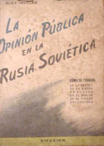 La opinion publica en la Rusia sovietica