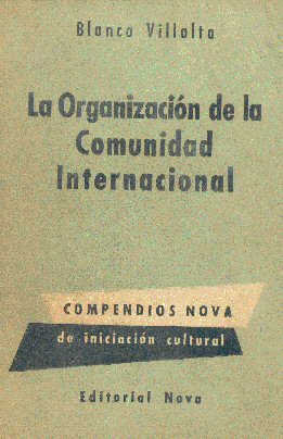 La organización de la comunidad internacional