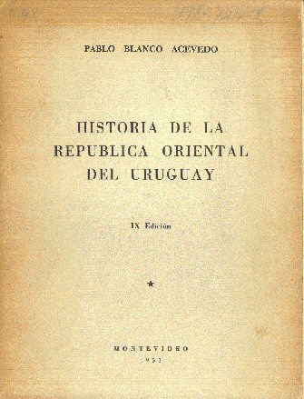 Historia de la Republica Oriental del Uruguay