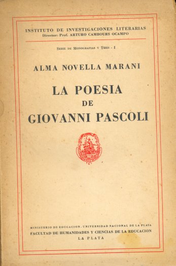 La poes�a de Giovanni Pascoli