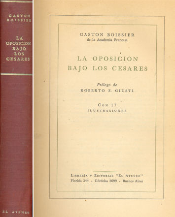 La oposicin bajo los Cesares