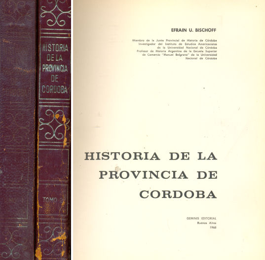 Historia de la Provincia de Cordoba
