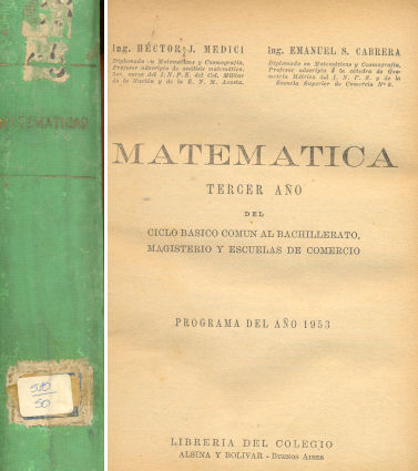 Matematicas: Curso 3