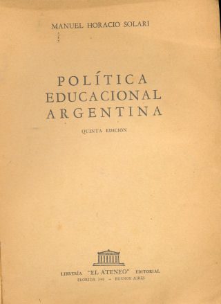 Poltica educacional argentina