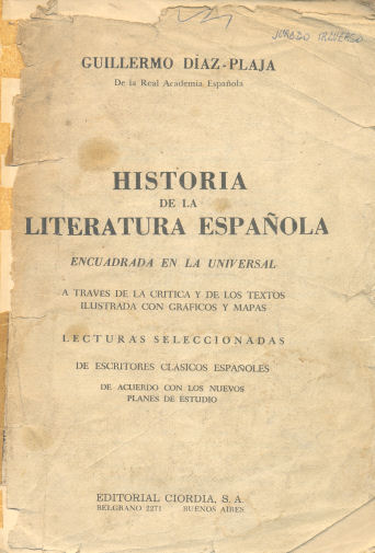 Historia de la Literatura Espaola