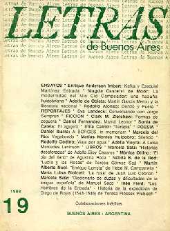 Letras de Buenos Aires