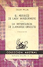 El abanico de Lady Windermere - La importancia de llamarse Ernesto
