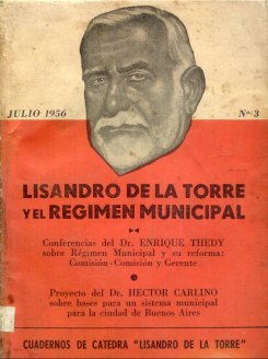 Lisandro de la Torre y el regimen municipal