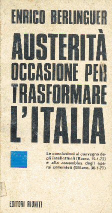 Austerit occasione per trasformare l"Italia