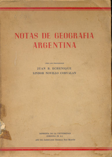 Notas de geografia argentina