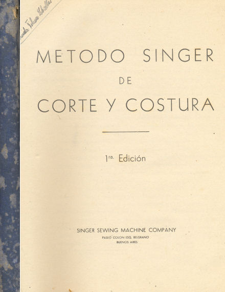 Metodo Singer de corte y costura