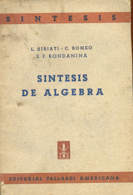 Sintesis de algebra