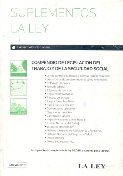 Compendio de legislaci�n del trabajo y de la seguridad social